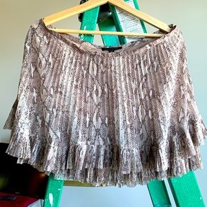 Skirt animal print light and lined